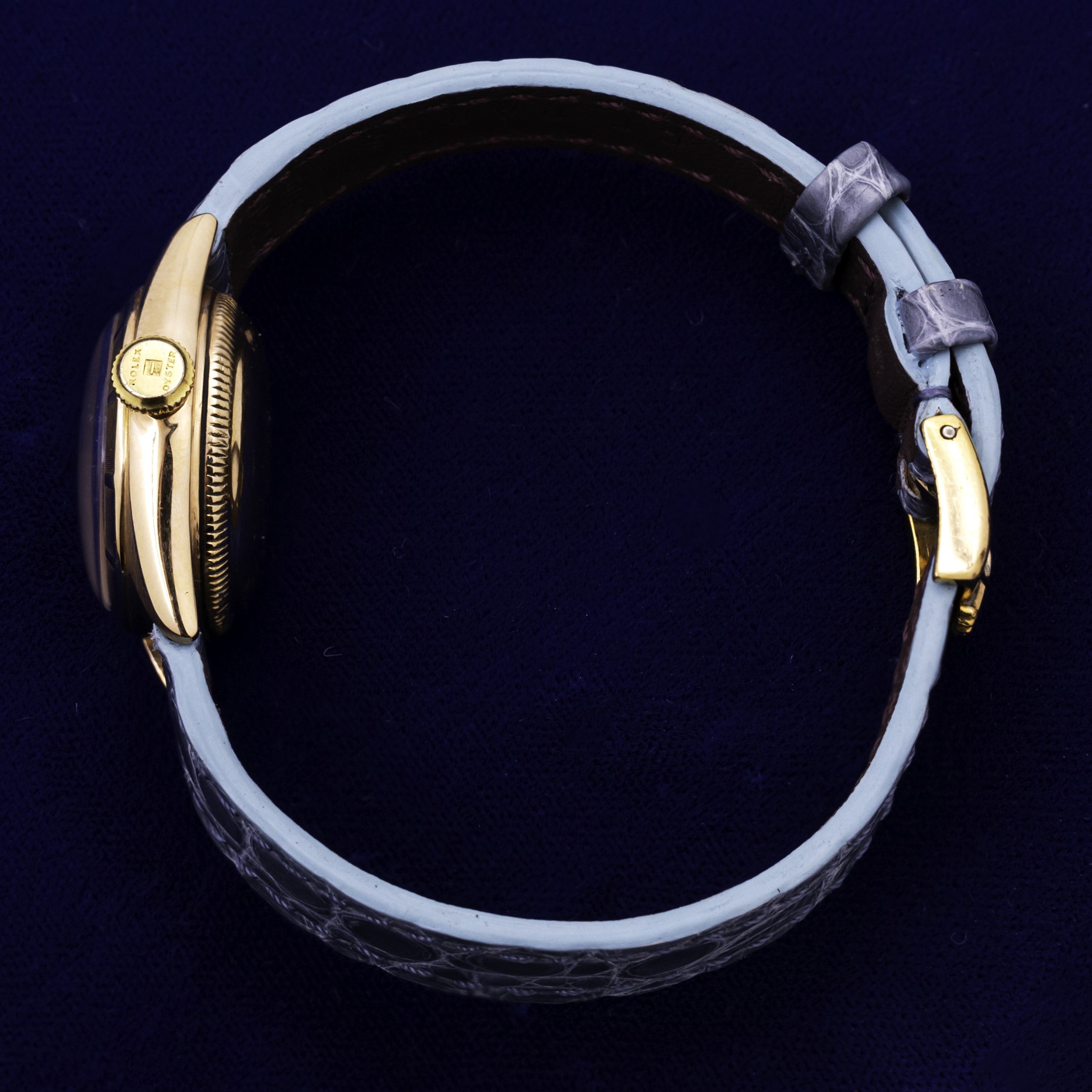 ROLEX OYSTER PERPETUAL LADY OR JAUNE