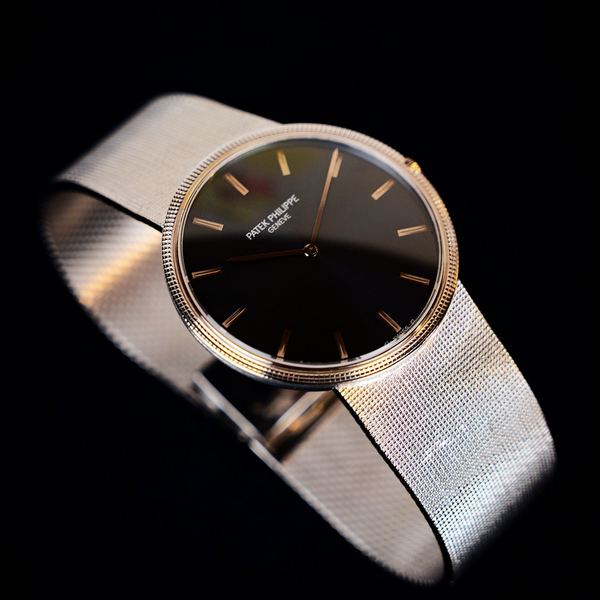 PATEK PHILIPPE CALATRAVA OR BLANC - montre vintage - Contre - Temps Paris