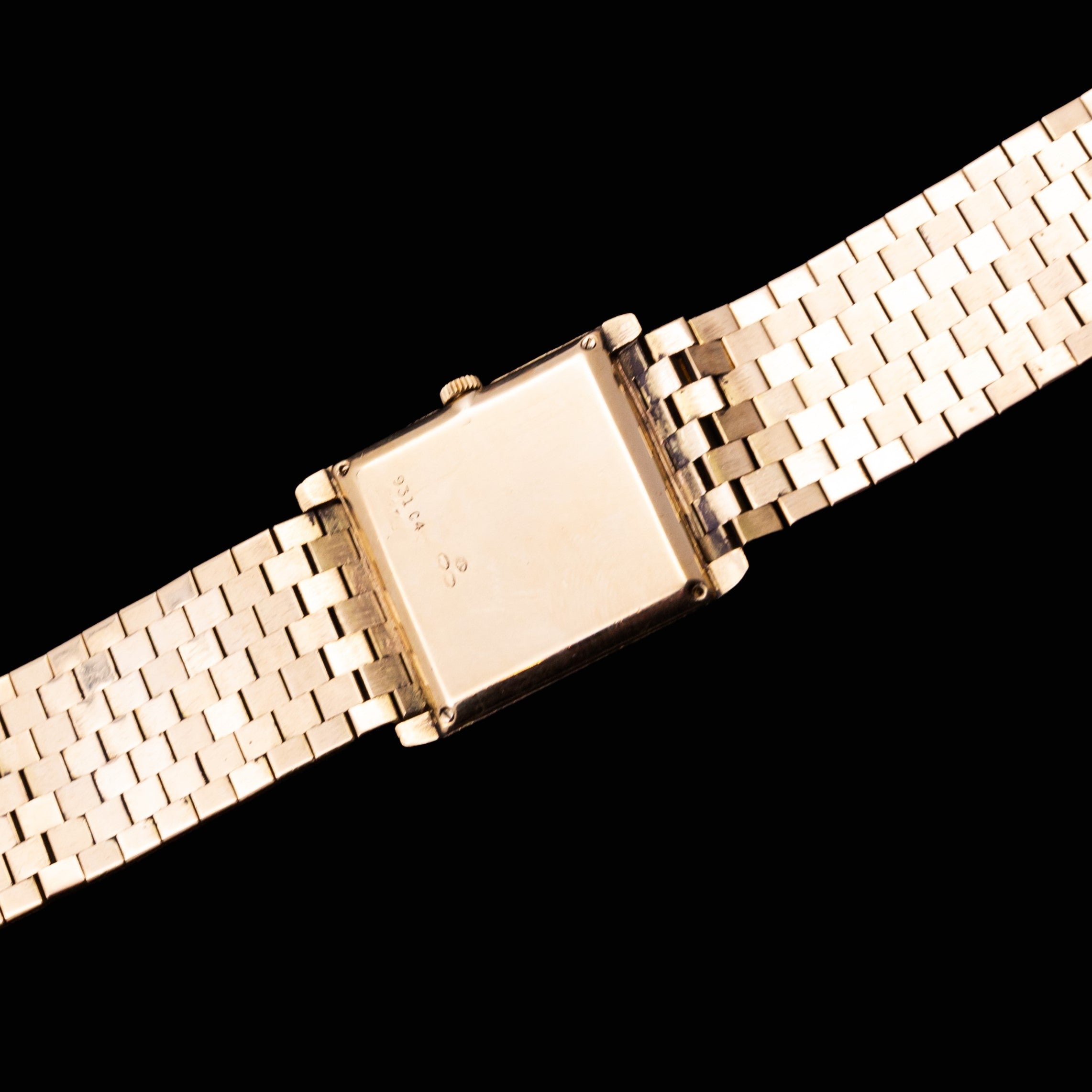 PIAGET TYPE TANK OR JAUNE "CLOUS DE PARIS"