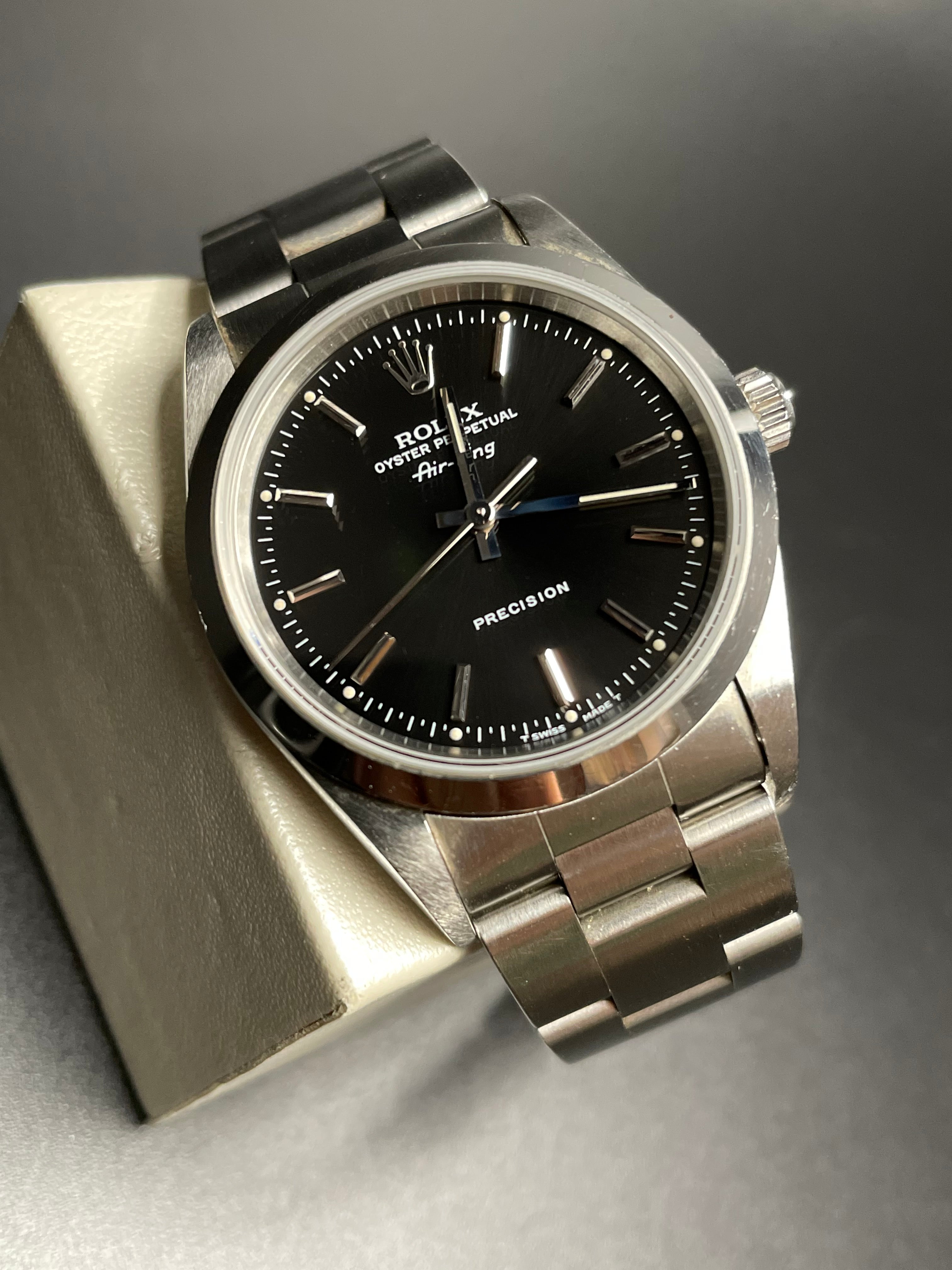 ROLEX AIR KING BLACK DIAL