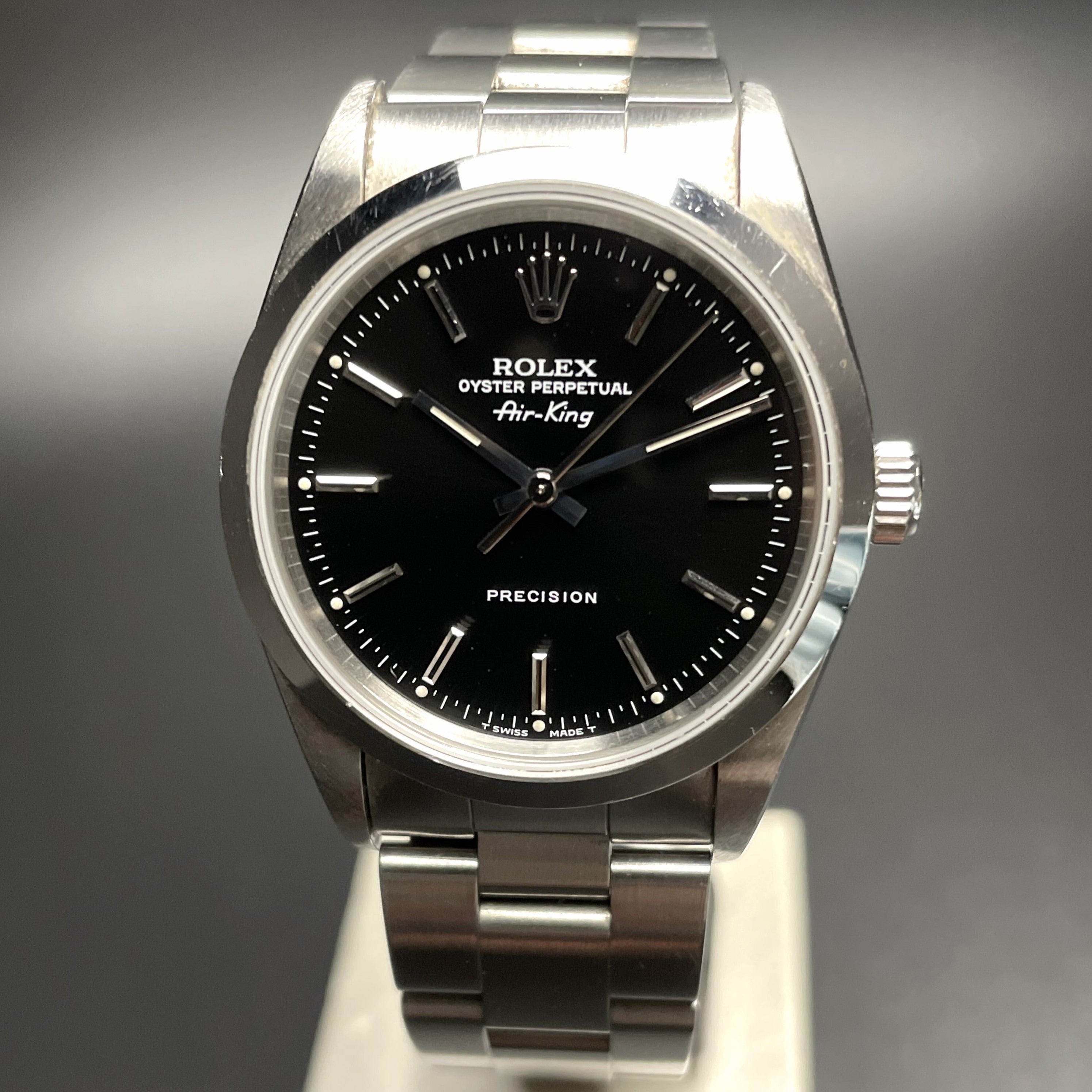 ROLEX AIR KING BLACK DIAL