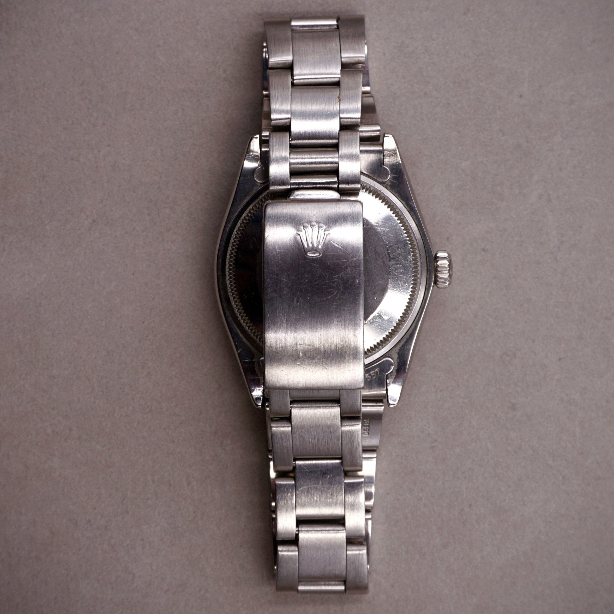 ROLEX AIR KING DATE SILVER - montre vintage - Contre - Temps Paris