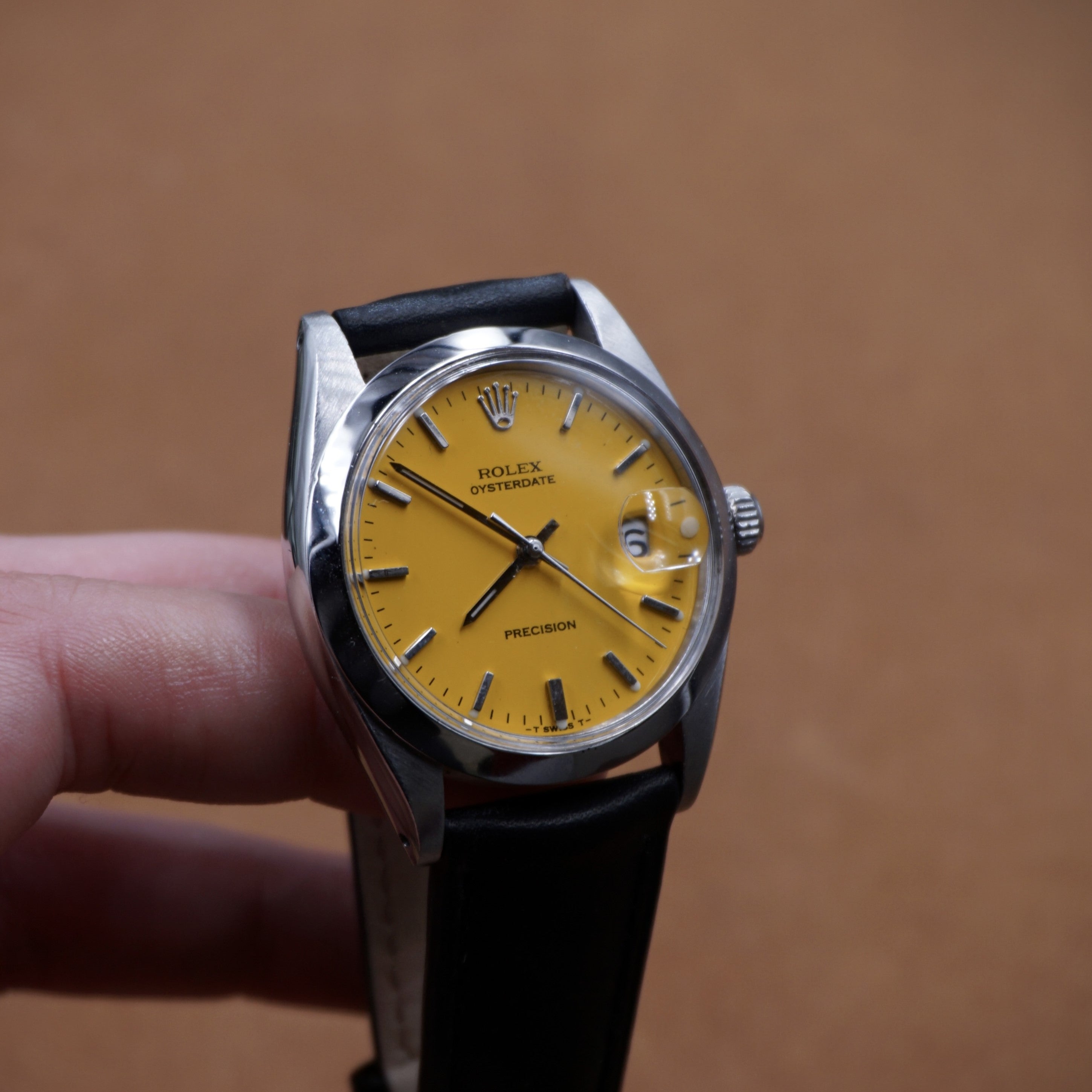 ROLEX OYSTERDATE PRECISION - CUSTOM YELLOW DIAL