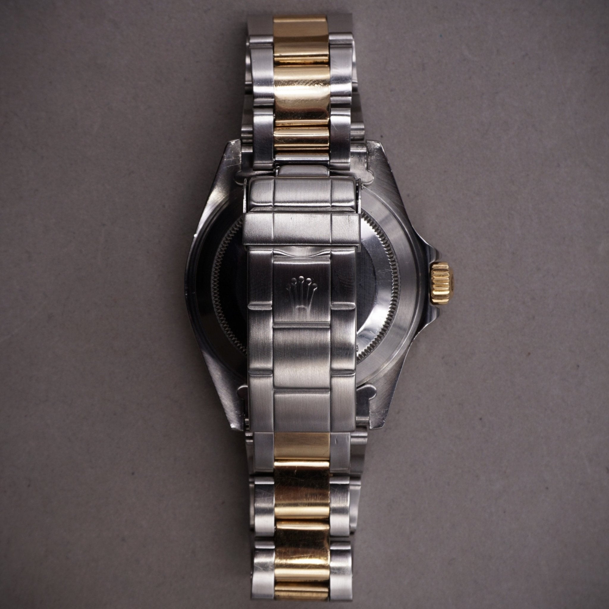 ROLEX SUBMARINER DATE OR ET ACIER BLEUE - montre vintage - Contre - Temps Paris