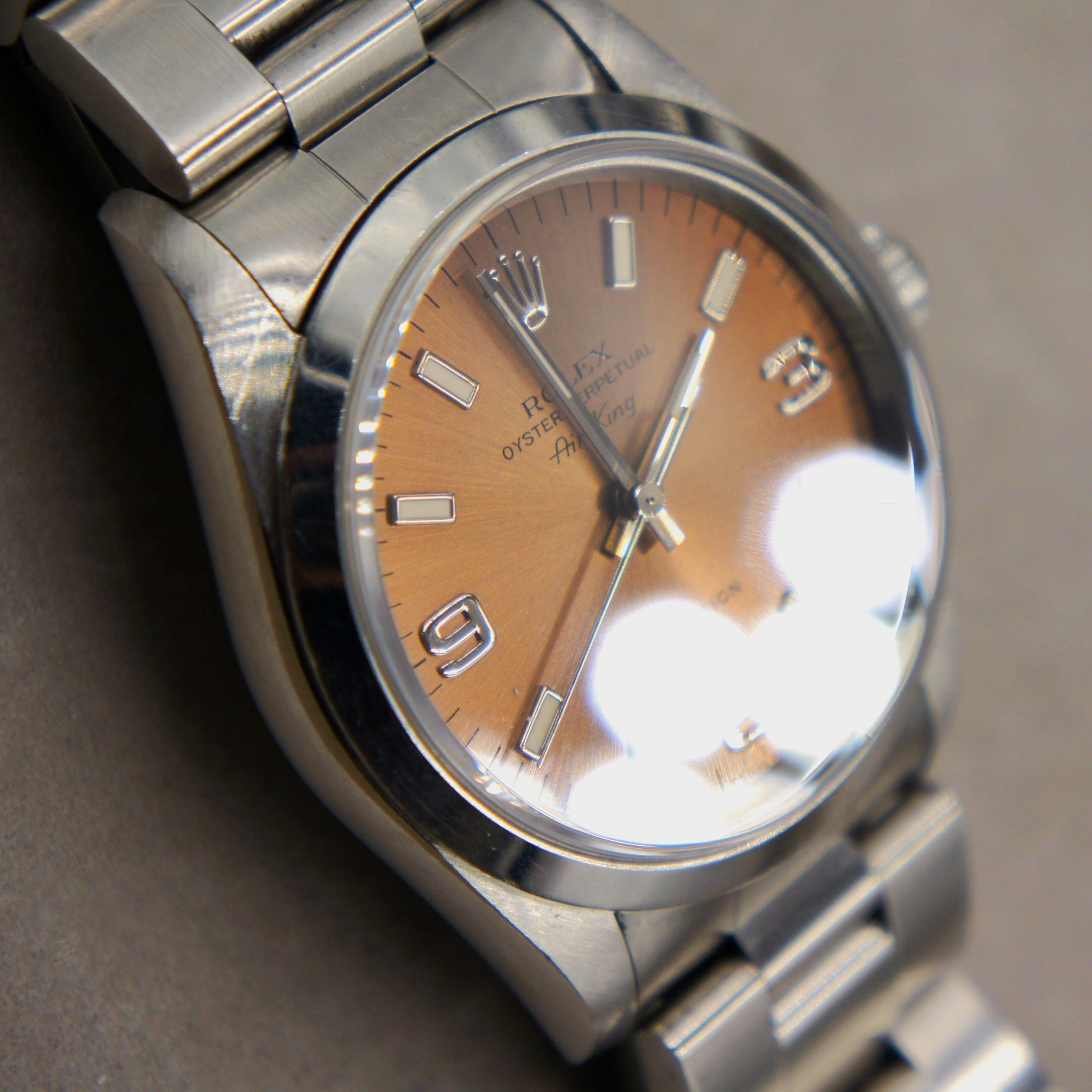 ROLEX AIR KING SALMON DIAL