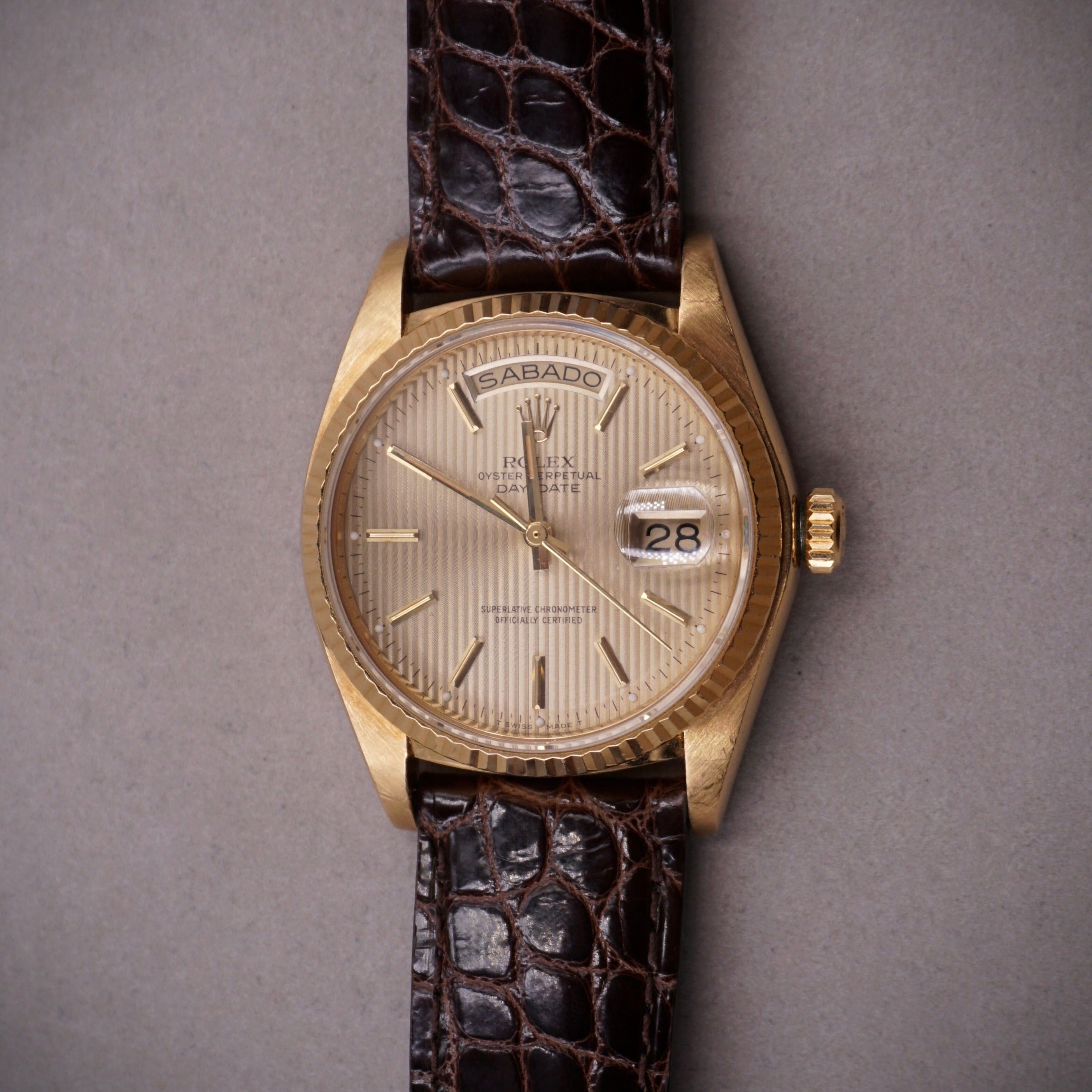 ROLEX DAY DATE YELLOW GOLD