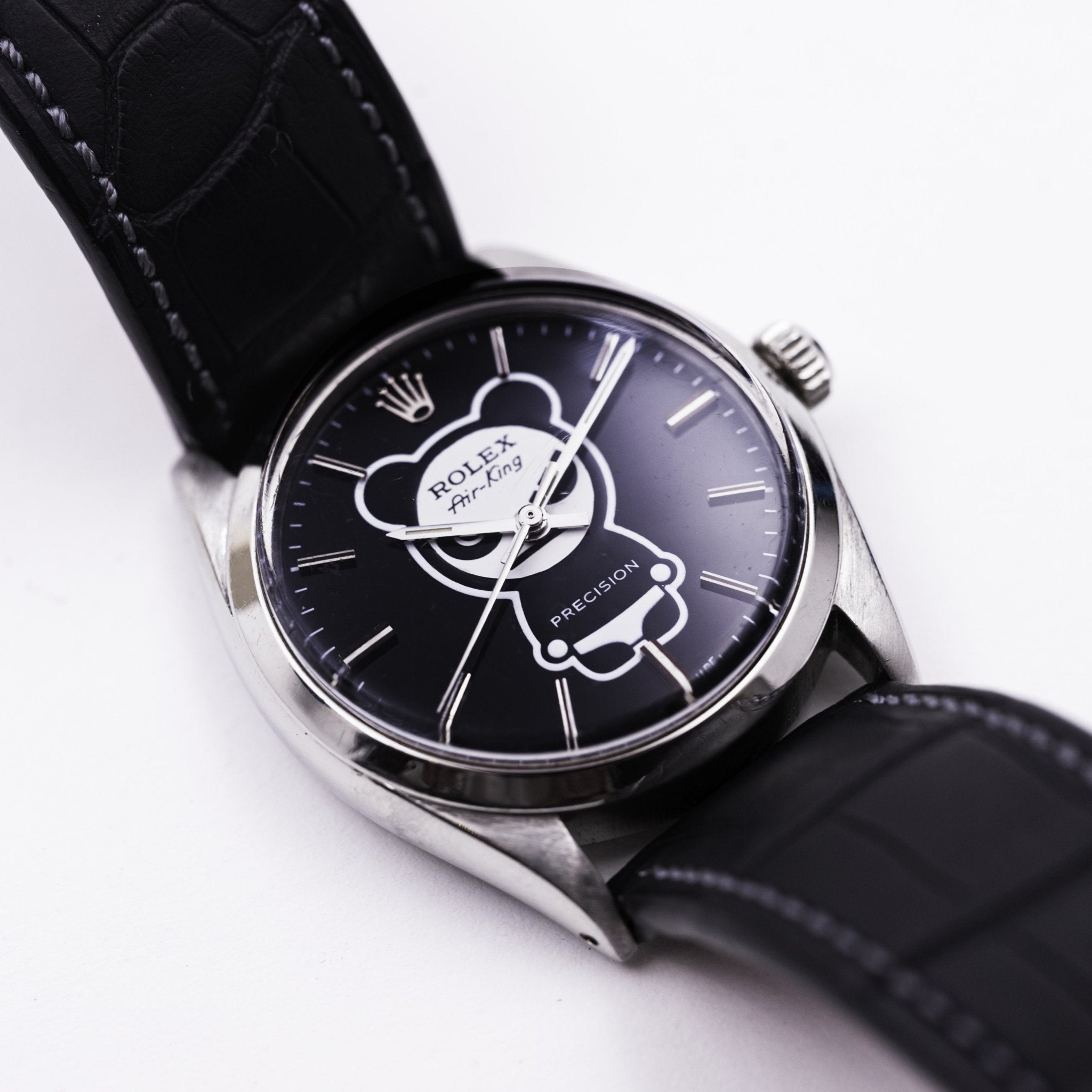 ROLEX AIR KING CADRAN CUSTOM "ANGRY PANDA" - montre vintage - Contre - Temps Paris