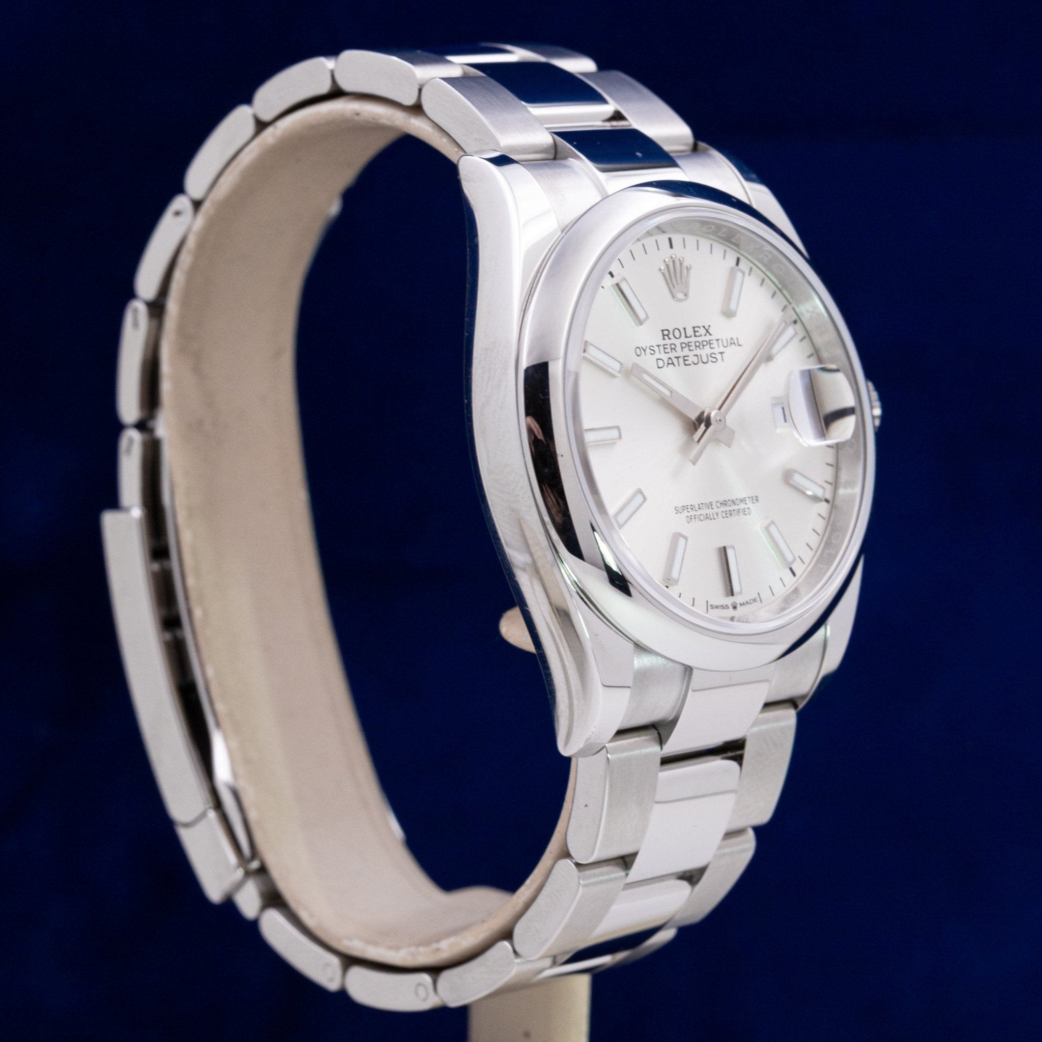 ROLEX DATEJUST 36 - montre vintage - Contre - Temps Paris