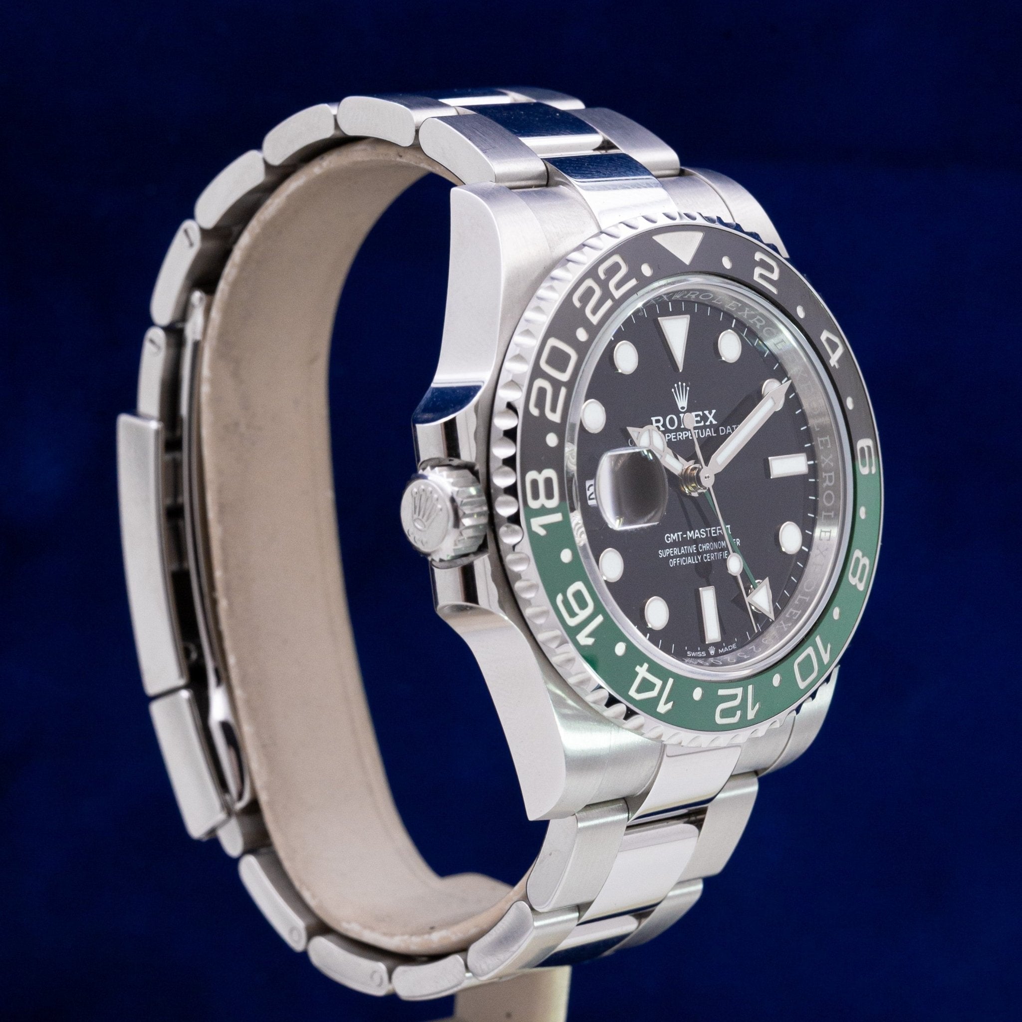 ROLEX GMT MASTER II GAUCHER "SPRITE" - montre vintage - Contre - Temps Paris