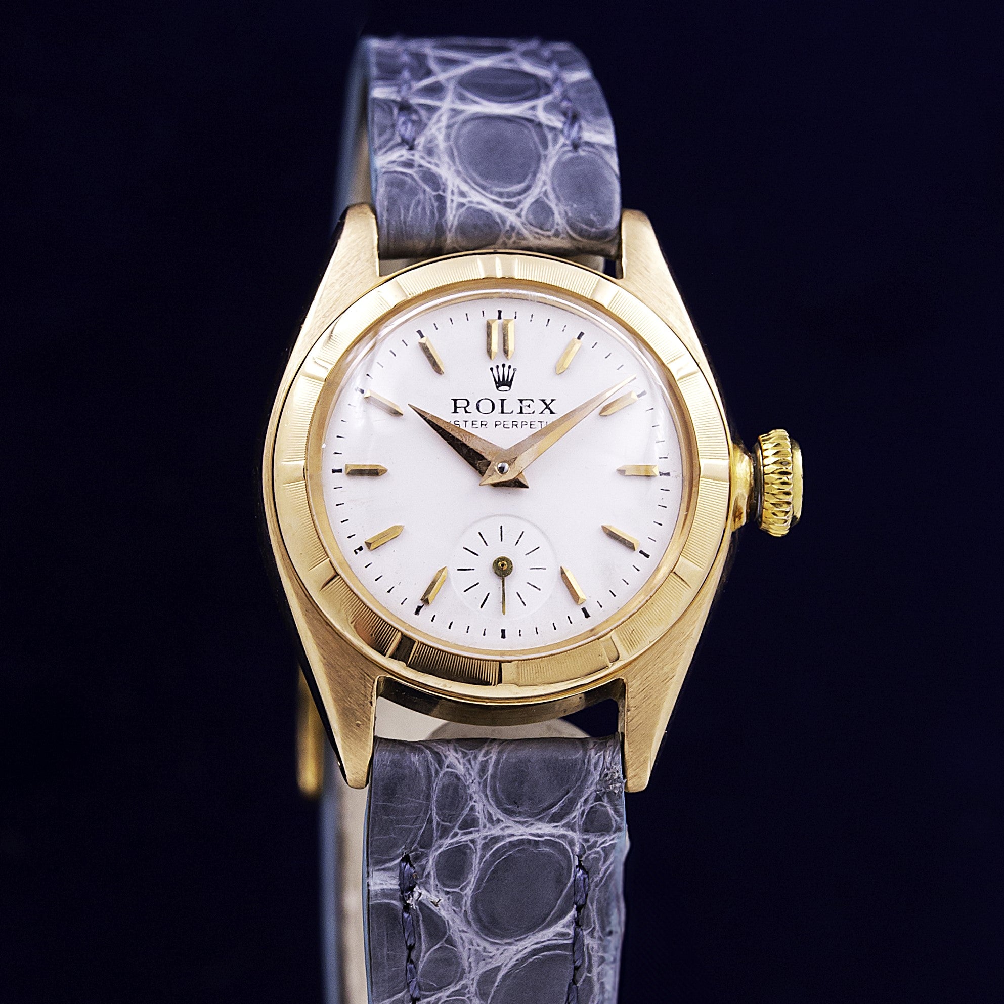 ROLEX OYSTER PERPETUAL LADY OR JAUNE
