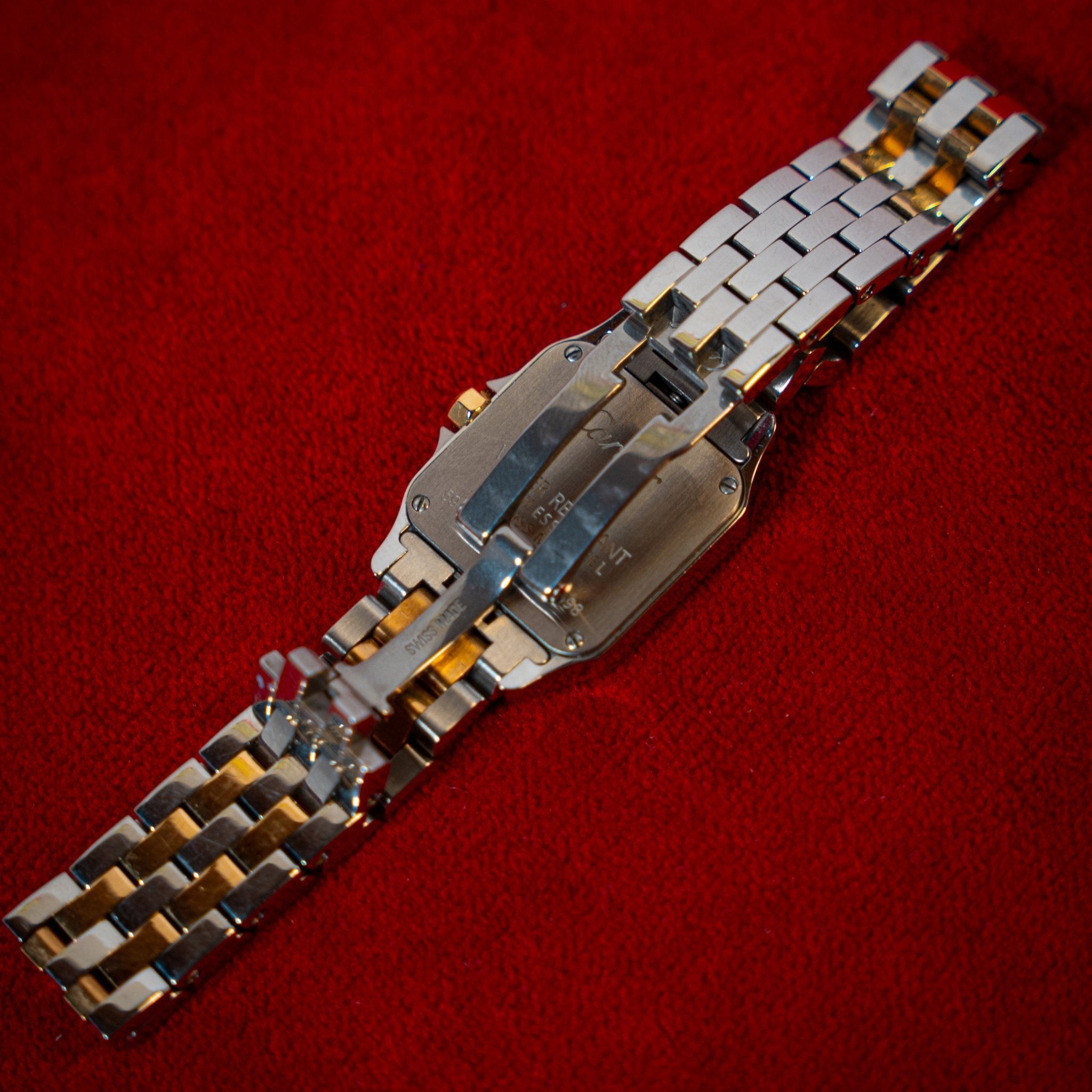 CARTIER SANTOS DEMOISELLE OR ET ACIER - montre vintage - Contre - Temps Paris