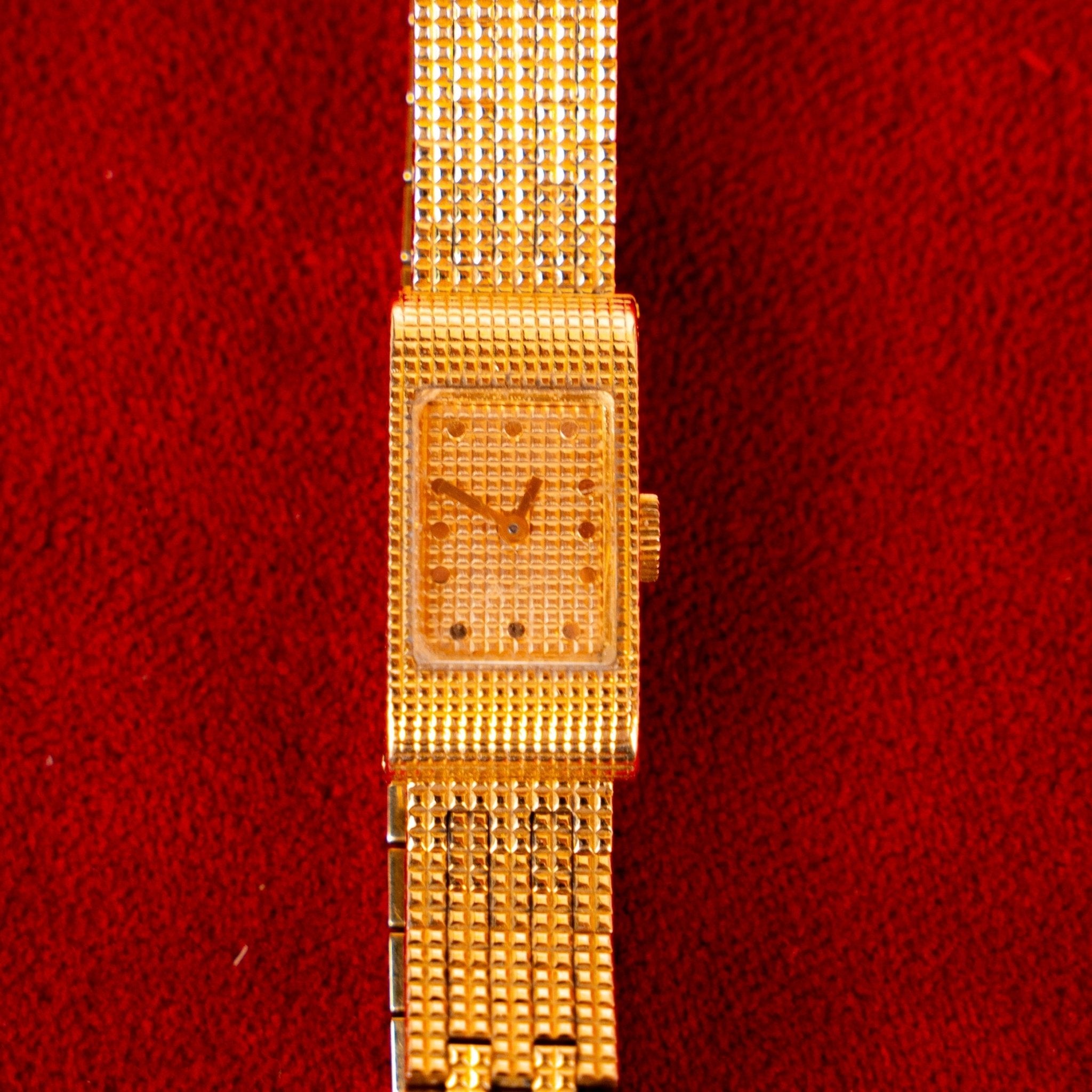 BOUCHERON REFLET FEMME OR "CLOUS DE PARIS" - montre vintage - Contre - Temps Paris