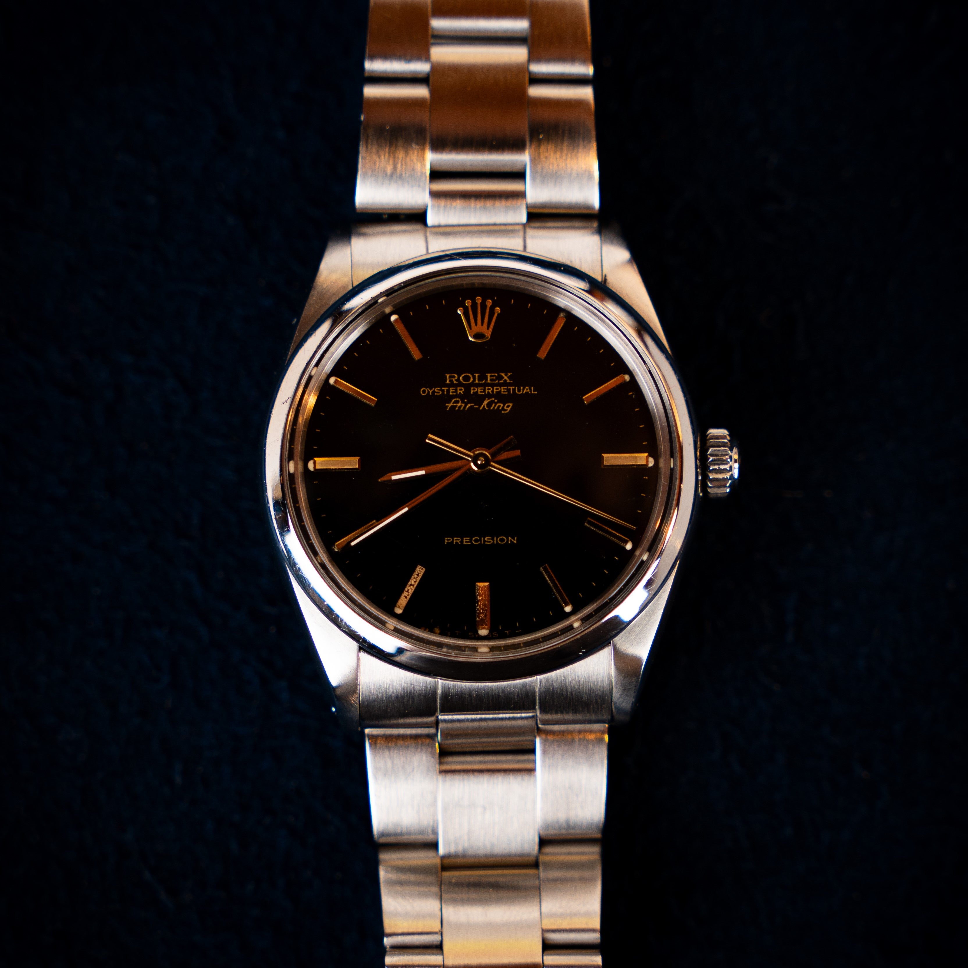 ROLEX AIR KING BLACK DIAL