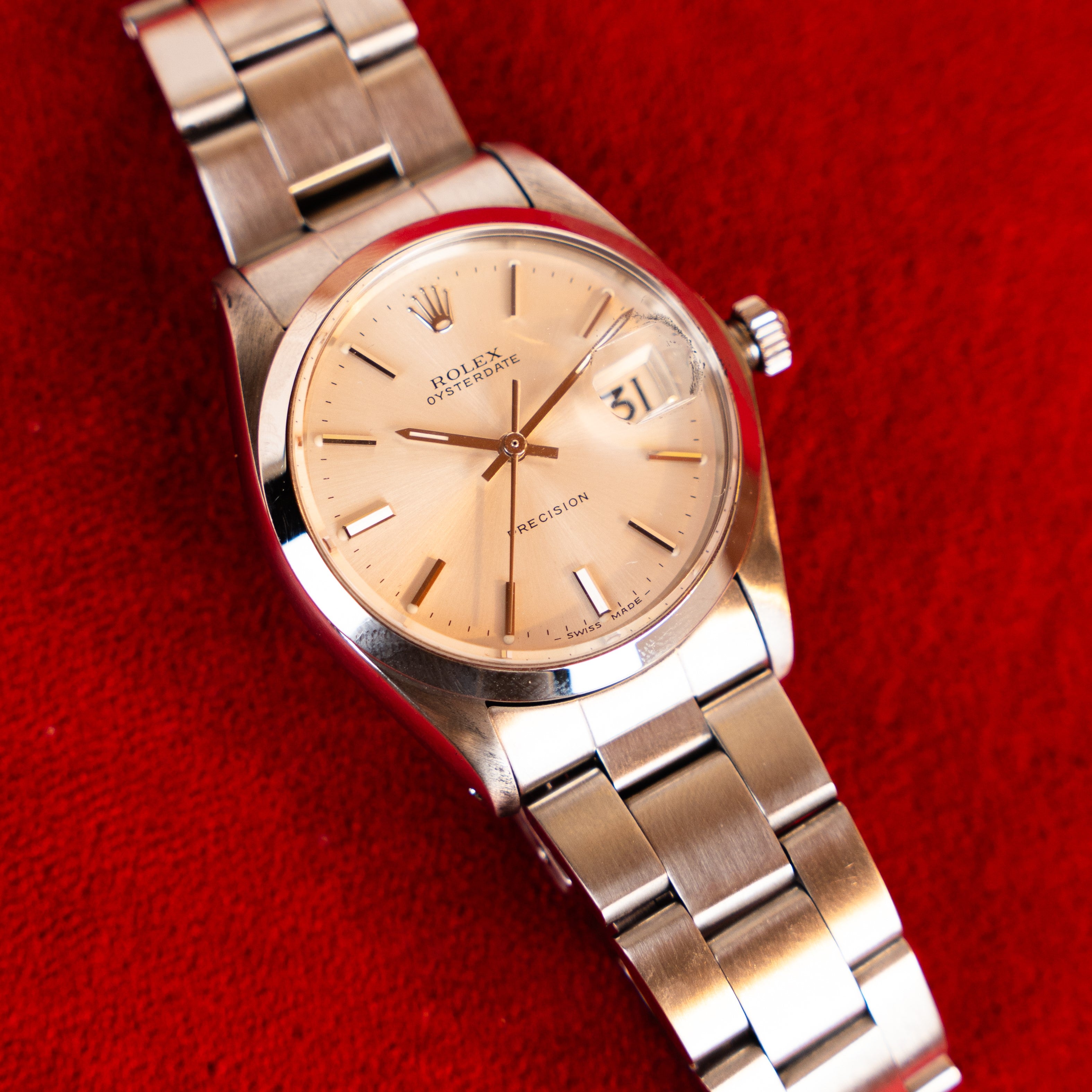 ROLEX OYSTERDATE PRECISION - CADRAN SILVER