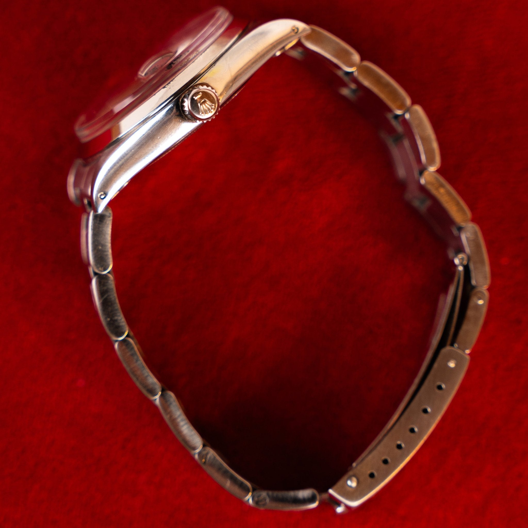 ROLEX OYSTERDATE PRECISION - CADRAN SILVER - montre vintage - Contre - Temps Paris