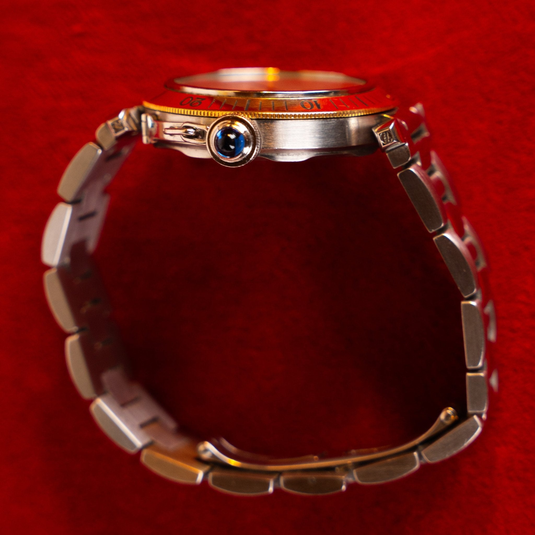 CARTIER PASHA RESERVE DE MARCHE - montre vintage - Contre - Temps Paris