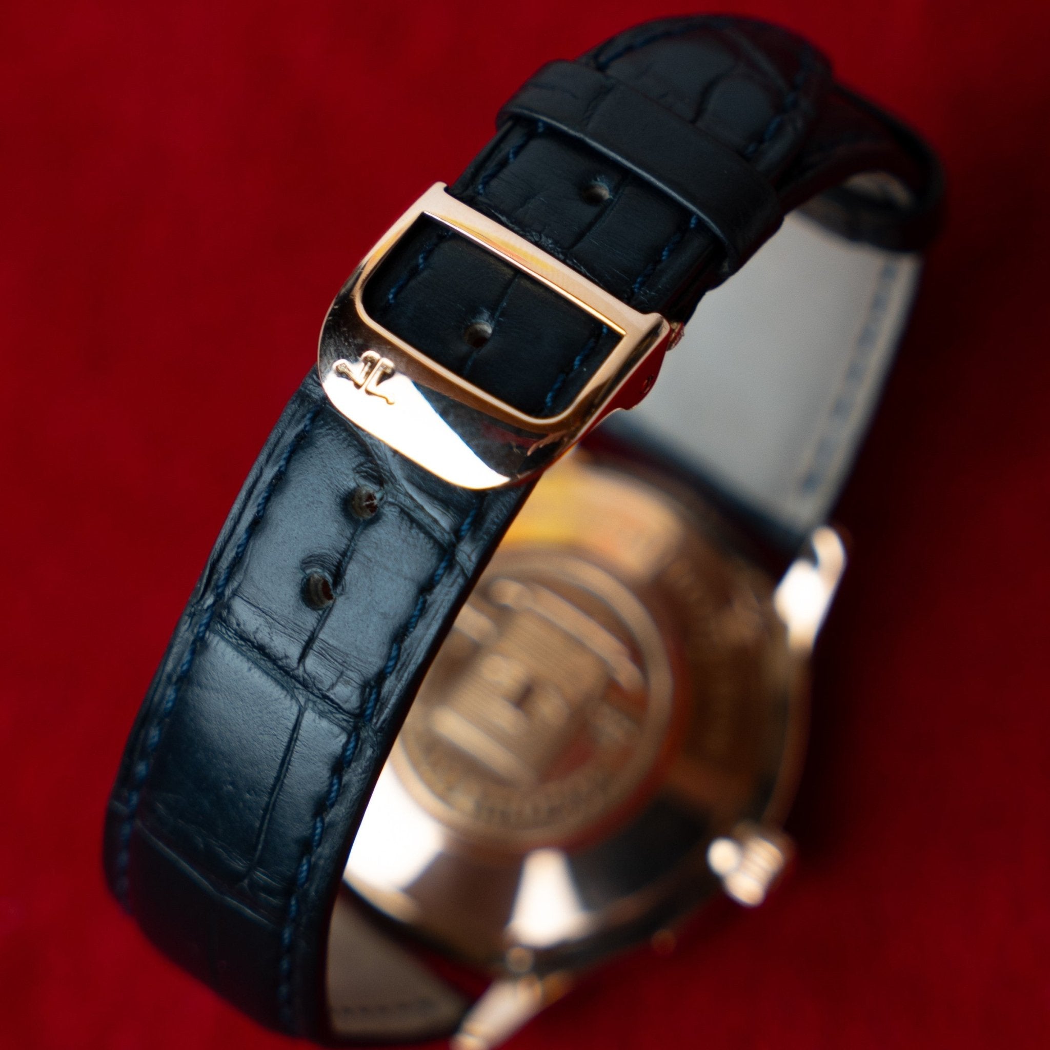 JAEGER - LECOULTRE MASTER CONTROL RESERVE DE MARCHE OR ROSE - montre vintage - Contre - Temps Paris