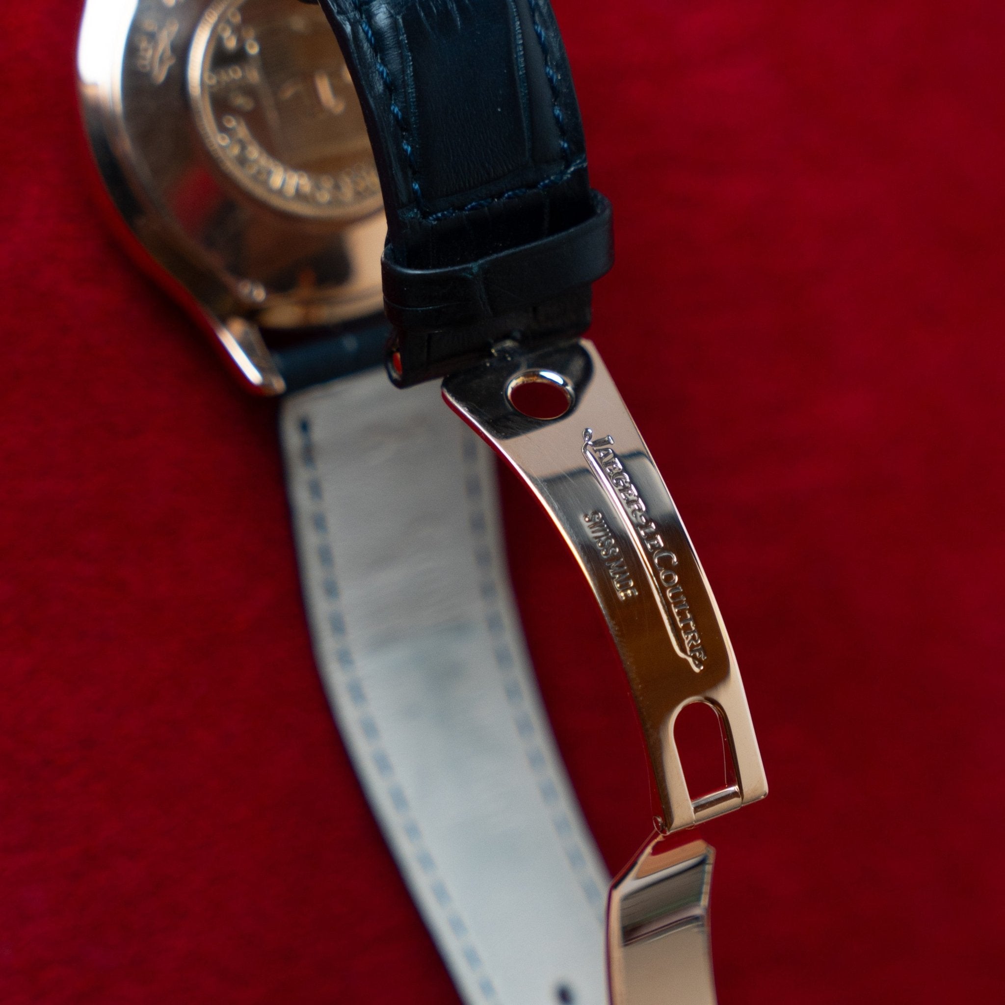 JAEGER - LECOULTRE MASTER CONTROL RESERVE DE MARCHE OR ROSE - montre vintage - Contre - Temps Paris