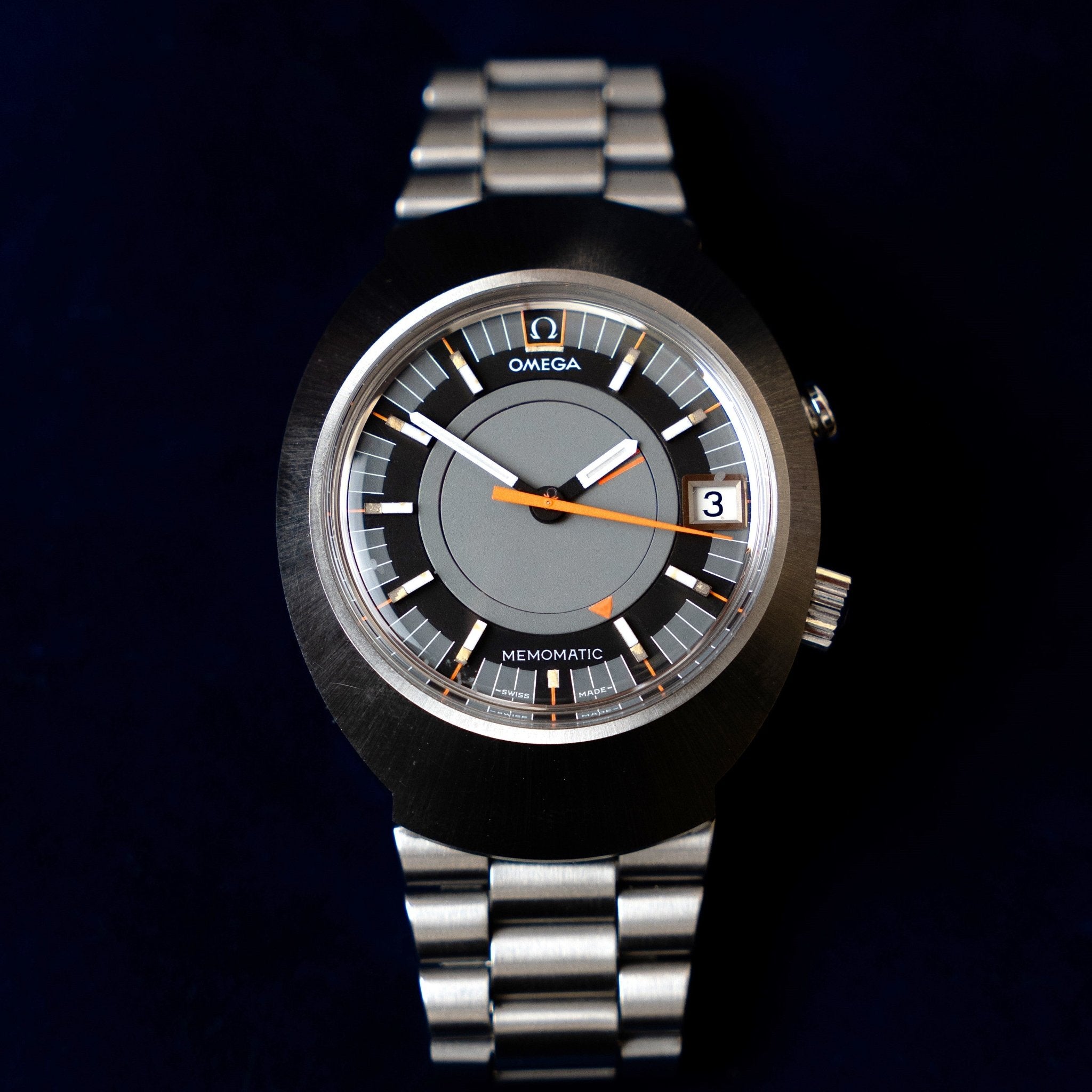 OMEGA MEMOMATIC - montre vintage - Contre - Temps Paris