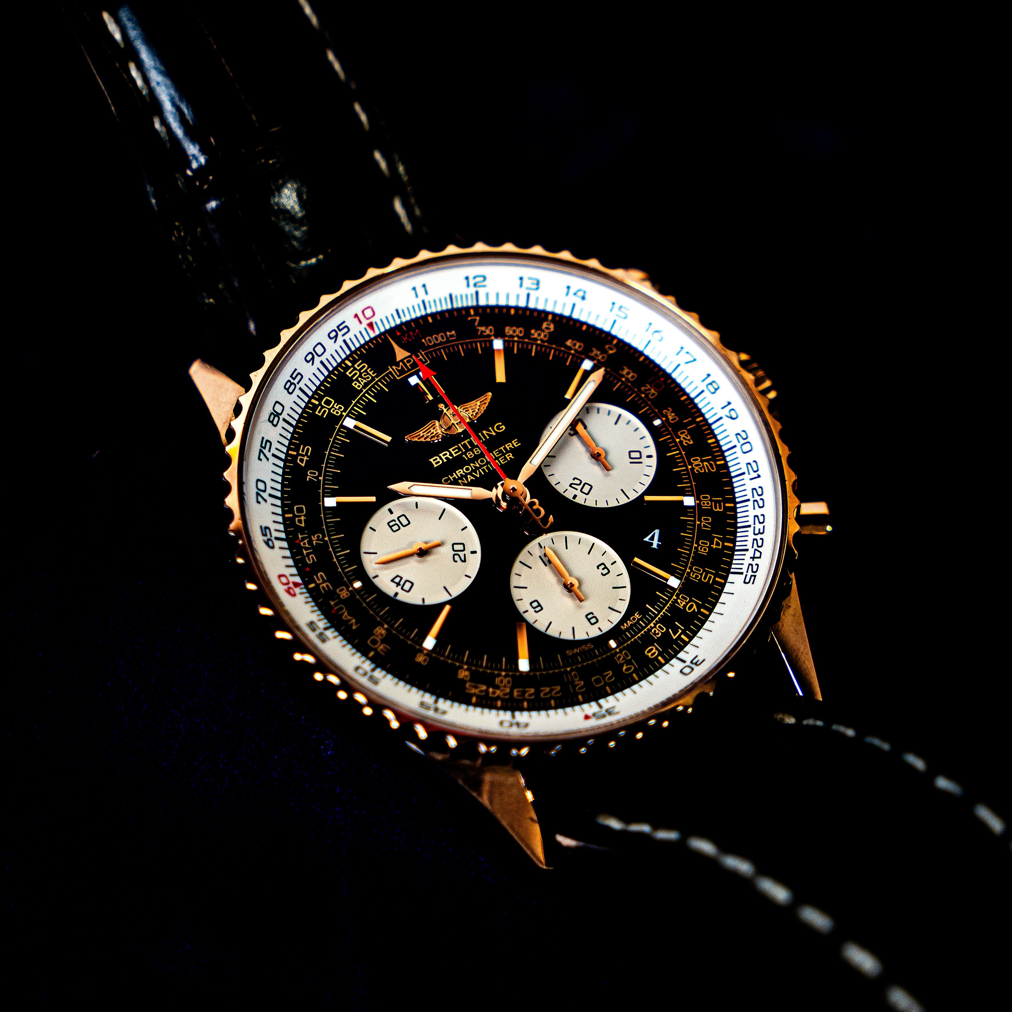 BREITLING NAVITIMER CHRONOGRAPHE OU ROSE