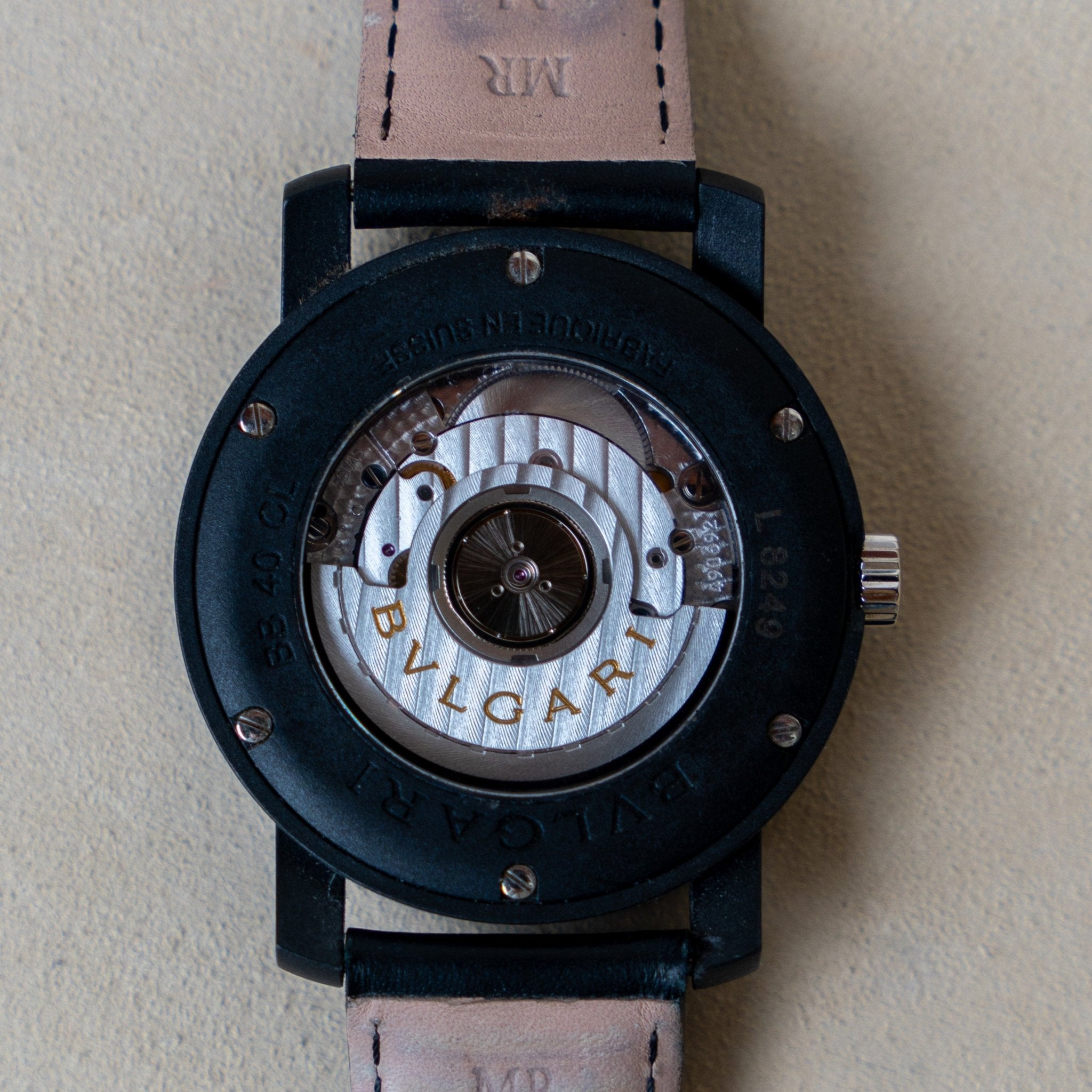 BULGARI CARBONGOLD ROMA - montre vintage - Contre - Temps Paris