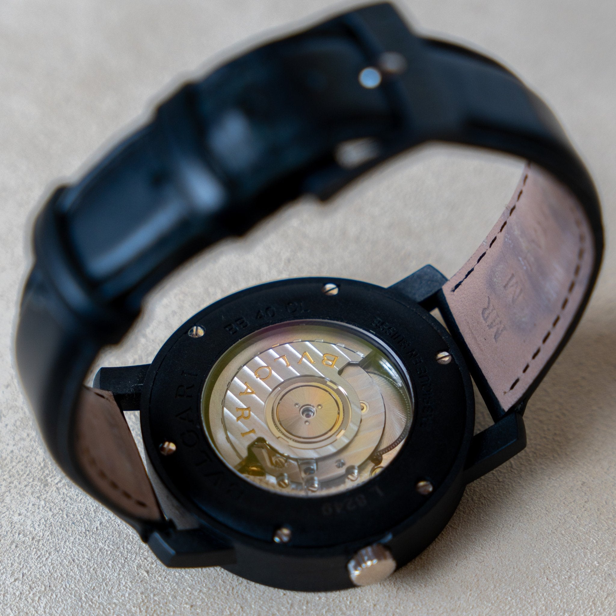 BULGARI CARBONGOLD ROMA - montre vintage - Contre - Temps Paris