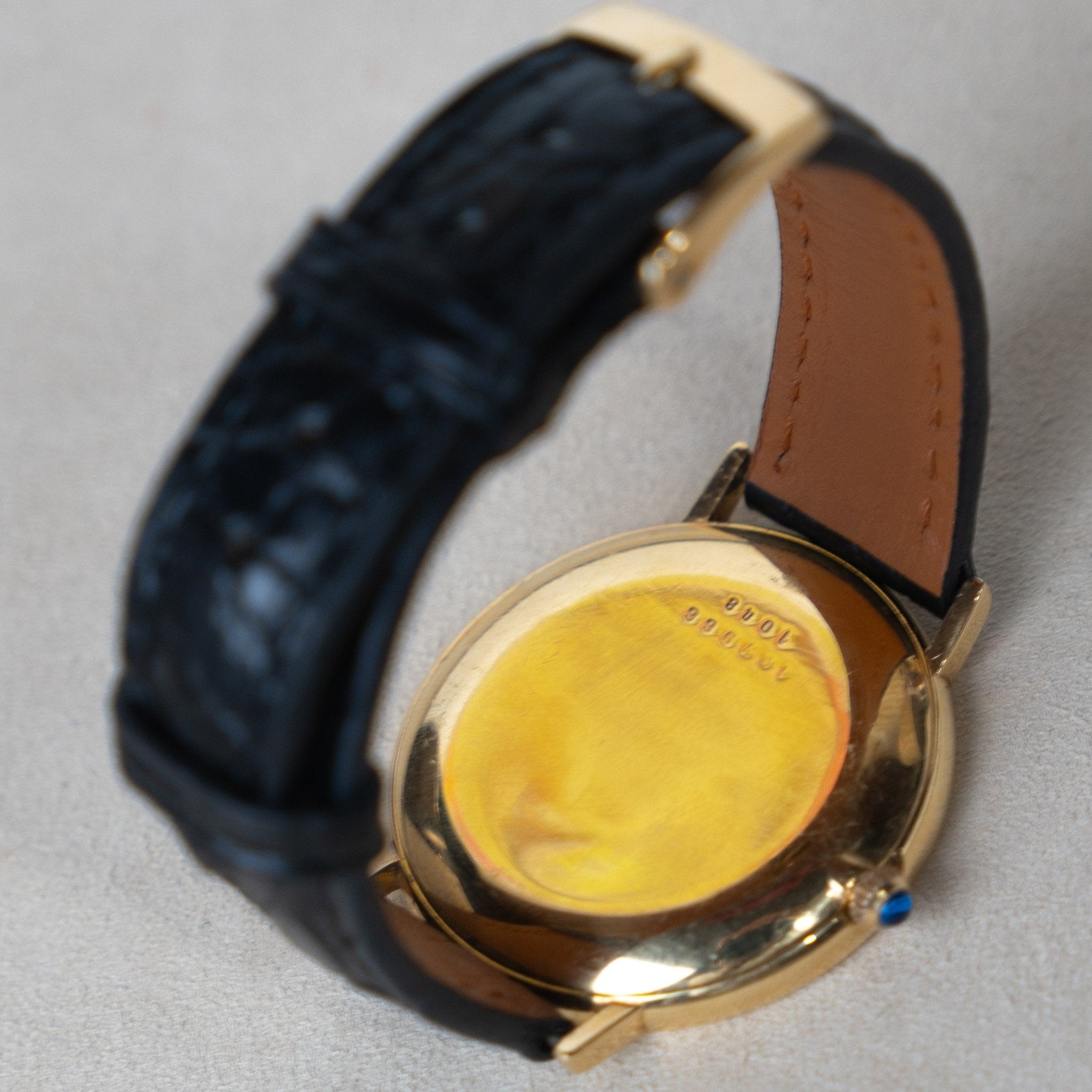 TIFFANY & CO CLASSIQUE EXTRA PLATE OR - montre vintage - Contre - Temps Paris
