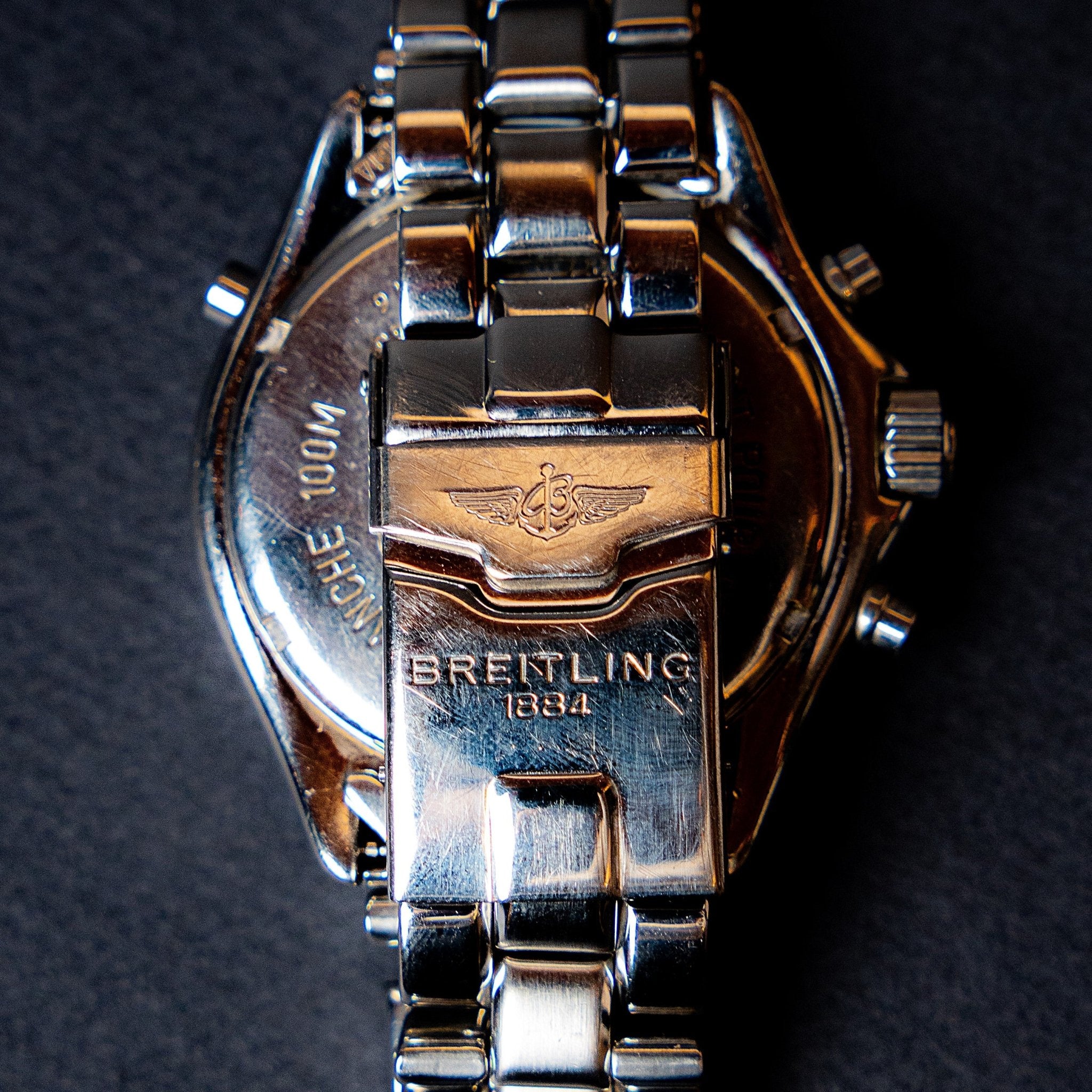 BREITLING CHRONOGRAPHE REVEIL - montre vintage - Contre - Temps Paris
