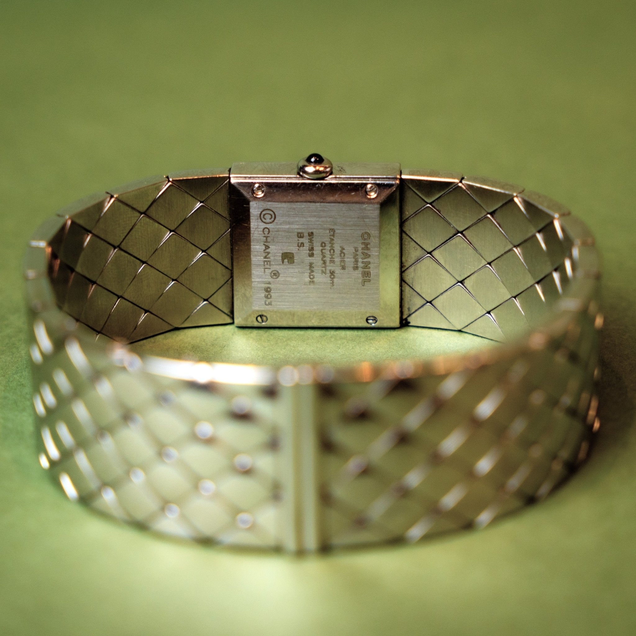 CHANEL MATELASSEE ACIER - montre vintage - Contre - Temps Paris