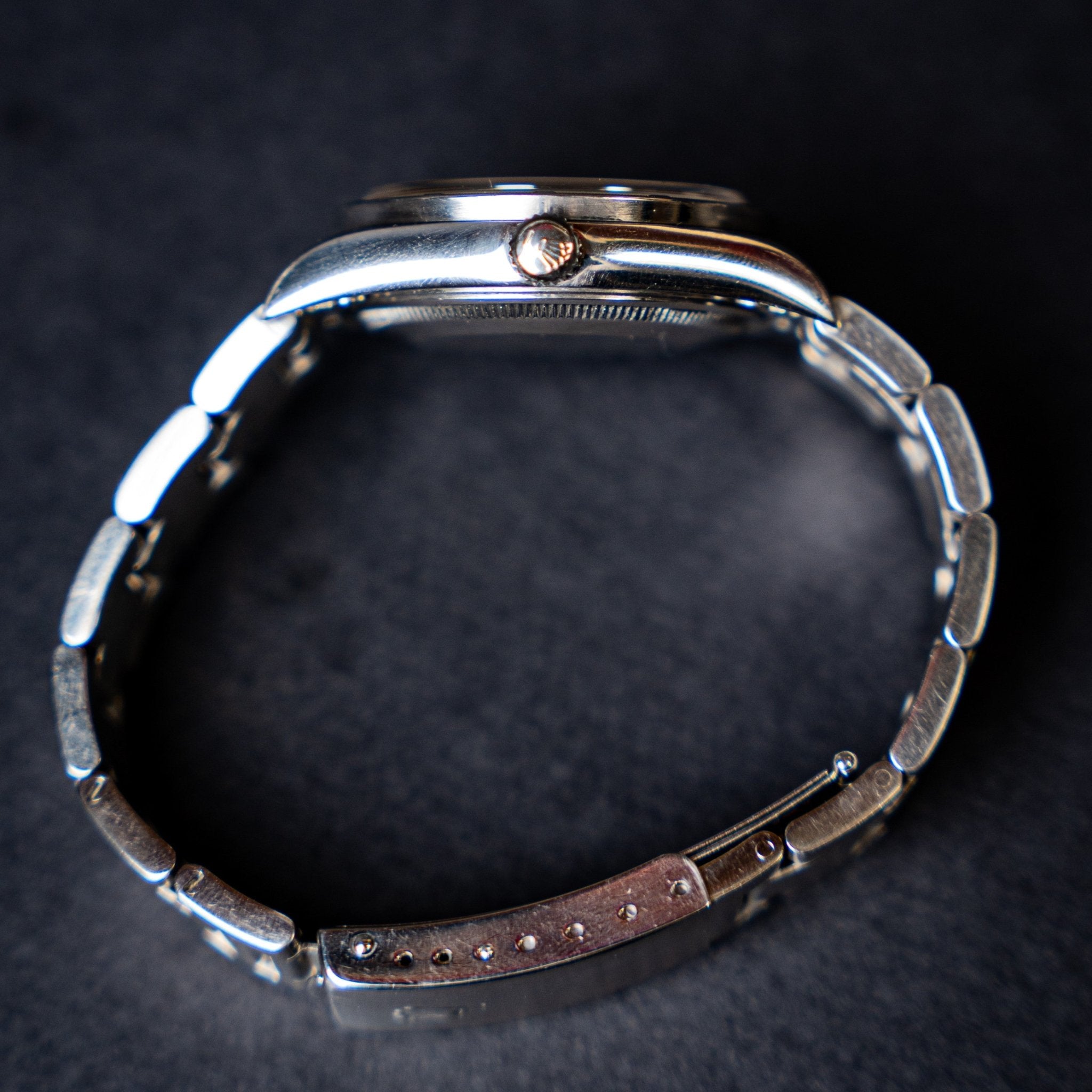 ROLEX AIR KING PRECISION BLEU NUIT - montre vintage - Contre - Temps Paris