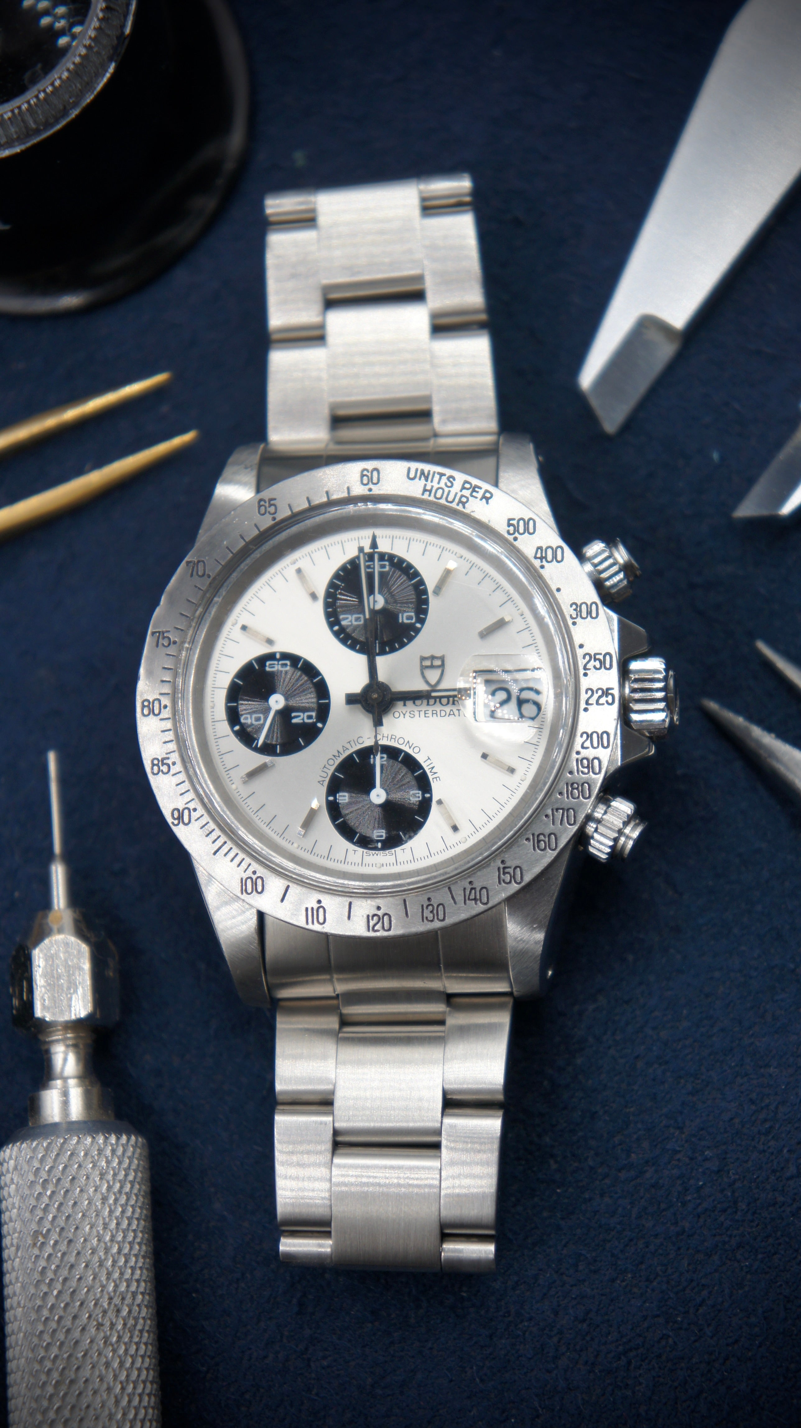 TUDOR CHRONOGRAPHE OYSTERDATE "BIG BLOCK"