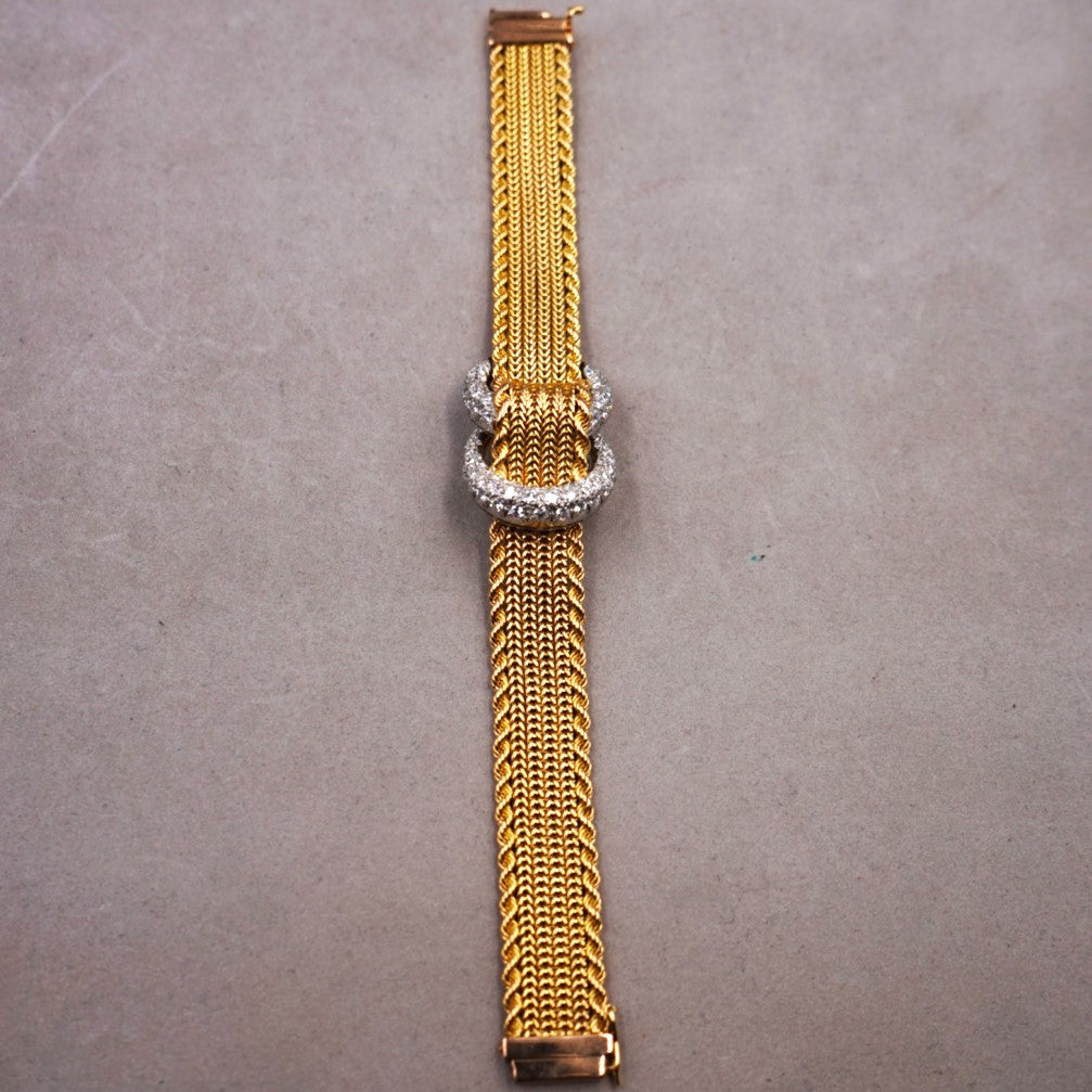 UTI GOLD AND DIAMOND COVER JEWELRY WATCH