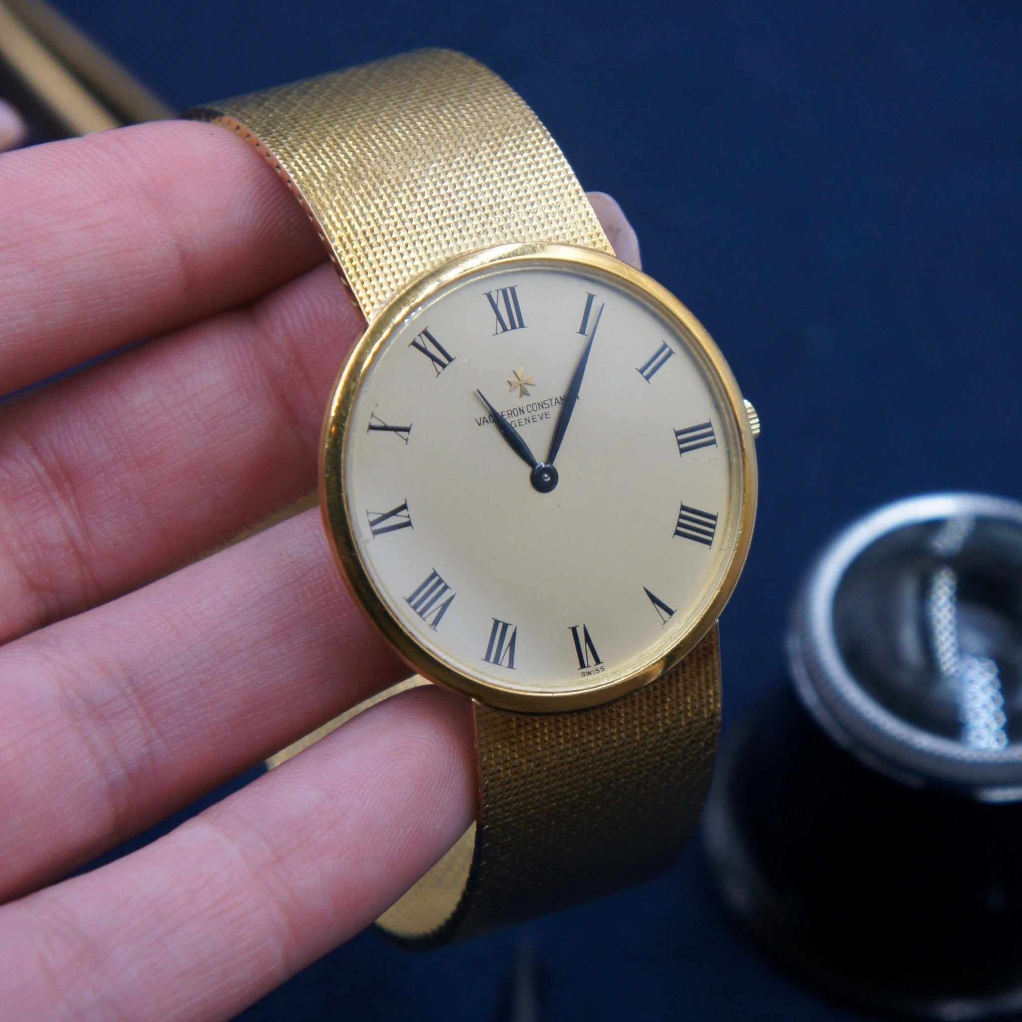 VACHERON CONSTANTIN HOMME TOUT OR - montre vintage - Contre - Temps Paris